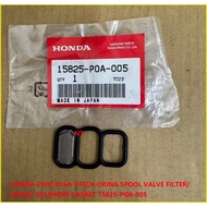 100% GENUINE/ORIGINAL HONDA CIVIC B16A VTECH ORING SPOOL VALVE FILTER/ ORING/ SOLENOID GASKET 15825-
