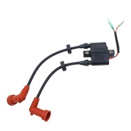 Ignition Coil Assy 6F6-85530-01 for Yamaha Outboard Engine 2 Stroke 40HP E40G E40J 6F6-85530 Boat Mo