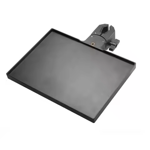 A99E-Microphone Stand Tray Large Tripod Shelf Table Music Stand Accessories For Live Streaming