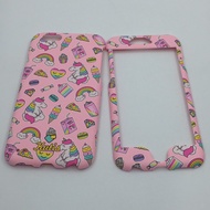 Case Kutis Iphone 6 6s (Sitting Unicorn Pattern) New Arrival Front-Back Cover Luminous Vintage Patte