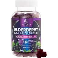 Elderberry Extract Sambucus Nigra-Black Elderberry Vitamin Supplement-Natural, Daily Immune Support 