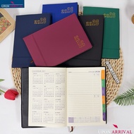 Year 2026 Journal Planner Notebook Calendar Notebook Thick Leather Cover Planner Quality 25K-2225