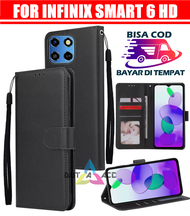 SARUNG BUKU FLIP INFINIX SMART 6 HD / LEATHER CASE KULIT UNTUK INFINIX SMART 6 HD / FLIP WALLET KULI