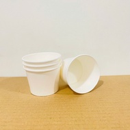 7oz Plain Ice Cream Cups Without Lid - 50 Pieces/String