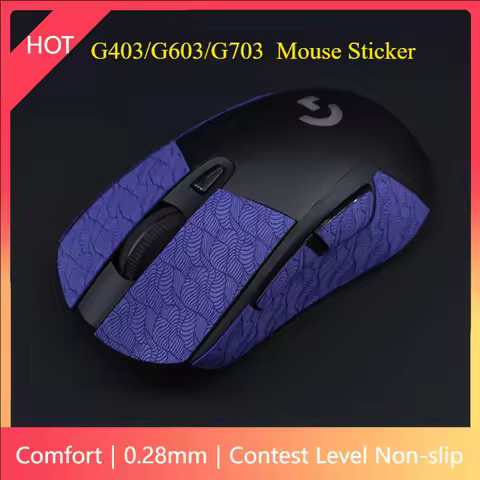 G403/G603/G703 Full Series Mouse Grip Tape Custom 0.28/0.5mm Ultrathin Contest Level Non-slip Sweat 