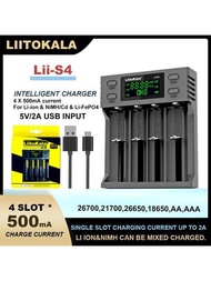 Cargador de batería de litio 3,7 V 21700 26650 25500 20700 14500 16340 18350 1,2 V AA AAA26700 1,2 V AA AAA