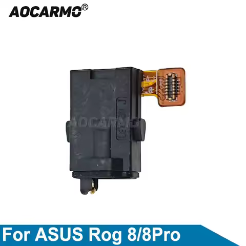 Aocarmo 1Pcs For ASUS ROG Phone 8 Pro ROG8 8Pro Headphone Jack Earphone Port Dock Flex Cable Replace