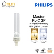 PHILIPS 2 Pin Master PLC-2P 18W Energy Saving PHILIPS PLC G24D Light Bulb