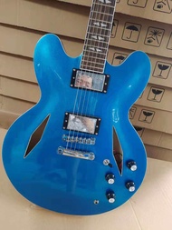 New Arrival Gibson DG335 Metallic Blue Semi Hollow ELectric Guitar Humbucker Pickups Imported Hardwa