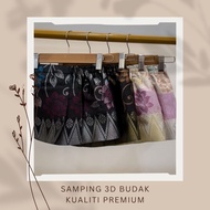 Samping Songket 3D Baby Budak Songket Premium