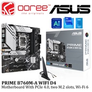 ASUS PRIME B760M-A WIFI D4 DDR4 1700 MOTHERBOARD COMBO PROCEESOR INTEL I3- 12100 / I5- 12400 /12400F