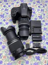 索尼a57相機套機雙鏡頭，原裝索尼18-55鏡頭和索尼原裝5