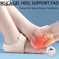 BSUNSTORE 1PAIR Gel Heel Cushion, Reduces Pressure Relieves Pain Heel Socks, Soft Anti-Crack S/L Gel