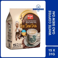 AH HUAT White Coffee Gao Siew Dai 15 X 31G - Kopi Putih Kaw Kurang Manis