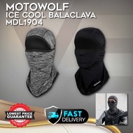 MOTOWOLF Balaclava MDL1904 Ice Cool Motorcycle Riding Mask Headgear Scarf Helmet Sarung Kepala