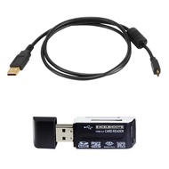 Excelshoots USB Works for Canon EOS M50 Mirrorless Camera, USB Computer Cord/Cable for Canon EOS M50