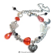 " Drop of -- for Vampire's Love" Bracelet | Vampire Theme Bracelet, Vampire | Halloween Bracelet | H
