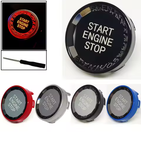 Engine START STOP Button Accessories for BMW X1 X5 E70 X6 E71 Z4 E89 1 3 5 Series E90 E91 E92 E60 Ca
