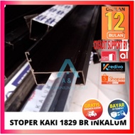 Aluminium Batangan Bahan Kusen Almunium Stoper Kaki 1829 BR Inkalum