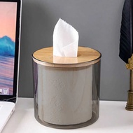 Round Toilet Paper Container Plastic - E28