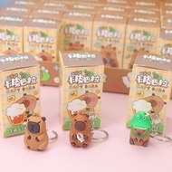 Surprised Blind Box Capybara Doll Toy Rabubu Stitch Key Chain Children's Hole Music Lottery Decompre