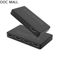 OOC 4K 2K 4K HDMI Video Splitter 1ใน4ออก HDMI1.4 อุปกรณ์หน้าจอเดียวกัน ไม่จำเป็นต้องตั้งค่า จำหน่ายโ