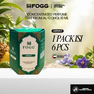 [ SPECIAL BOX ] BUNDLING 6 PCS | Fogg Attar Concentrated Abnat 10ml | Parfum Non Alkohol 10ml Parfum