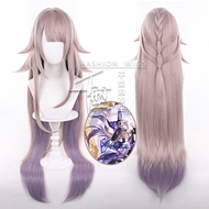 The Herta Cosplay Wig Honkai Star Rail Long Heat Resistant Synthetic Hair