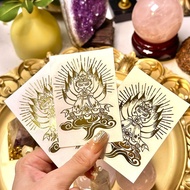 ~~ Phoenix Nine Fox Phone Sticker Nine-Tailed Fox Chinese Style Computer Phone Sticker Metal Sticker