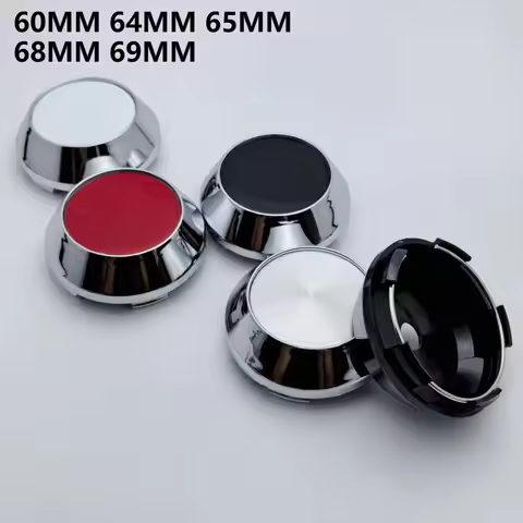 4pcs No Logo Emblem Car Wheel Center Caps High Cap 60mm 64mm 65mm 68mm 69mm Wheels Hub Rim Hubcaps C