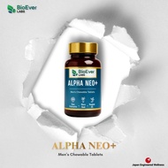 [4-in-1 Men's Energy Tablet] Alpha Neo+ by BioEverLabs Chewable Tablet Tongkat Ali, Maca Root, Saw P