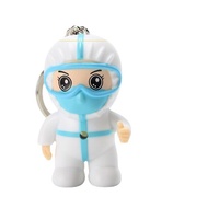 valentine gift hadiah untuk perempuan 情人節 禮物 送女友 Epidemic Prevention Nurse Protest Doll Pendant Keyc
