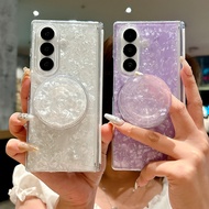 AirBag Bracket Case For Samsung Galaxy Z Fold 7 CASE Fold6 Fold5 Fold7 Holder Case Anti-drop Protect