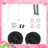 dgk1Set 50X15mm Luggage Wheels Replacement Wheels Luggage Wheel Universal 6mm 8mm Replacement Wear R