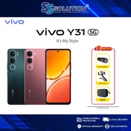 VIVO Y31 5G (16GB (8+ 8GB) Extended RAM + 256GB ROM) 6.68" I Snapdragon® 4 Gen 2 Processor I 6500 mA