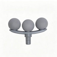 Fascia Gun Massager EVA Three Ball Head Fascia Gun Accessories Sports Muscle Massager Replacement He
