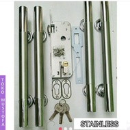 Handle Baut Tanam 100cm / GAGANG PINTU RUMAH STAINLESS NEW juwana