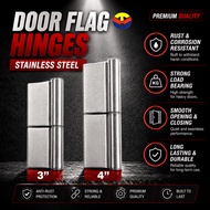 3"/4" Stainless Steel Door Flag Hinges Weld On Gate Door Hinge