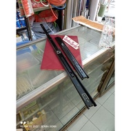 (ORIGINAL PAIR OF BBS BLACK drawer RAILS) Ball bearing drawer slider 2pc