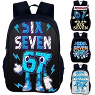 ROWAN1 67 Italian Brainrot Bookbag, Large Capacity