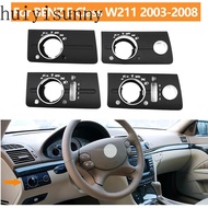 HYS LHD Interior Car Dashboard Headlight Head Lamp Switch Cover Panel Trim For Mercedes Benz W211 E 