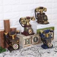 Creative American Resin Decoration Phone Retro Camera Model Home Shop Piggy Bank EQ9H