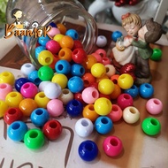 ลูกปัด ขนาด 14 มิล คละสี beads พลาสติก (รูร้อยใหญ่ 5 มิล ) สำหรับร้อยเชือกเส้นใหญ่ ใช้สำหรับงานตกแต่ง