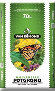 พีทมอสสำหรับไฮเดรนเยียสีฟ้าและน้ำเงิน 70 ลิตร (นำเข้าเนเธอแลนด์)  Van Egmond