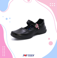 รองเท้านักเรียนหญิงสีดำ Popteen ป็อปทีน