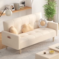 🔥Sofa 1/2/3 Seater Dustproof Fabric Sofa Chair Living Room Nordic Furniture Solid Wood kerusi Sofa/Sofa bed/foldable🔥
