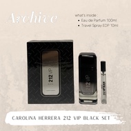 parfum original 212 vip black edp for men set