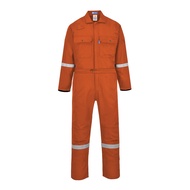 Houston Fire Resistance Coverall (FRC) PPE With Silver Reflector ISO11612