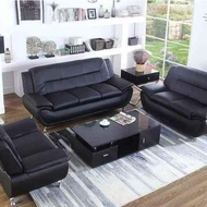 PROMO MURAH Kursi Sofa Kantor 321 Sofa Kulit