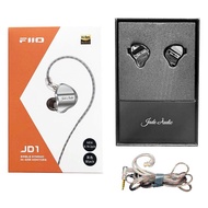 FiiO JD1 3.5mm 0.78 2pin Single Dynamic In-Ear Monitors HiFi Earphones (Black)